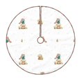 thumbnail image 1 of Fotbe Rabbit Blowing Dandelions Pattern Christmas Tree Skirt, Tree Skirts Plush Christmas Decorations, Christmas Tree Skirts Xmas Decorations Holiday Party Decor-30", 1 of 6