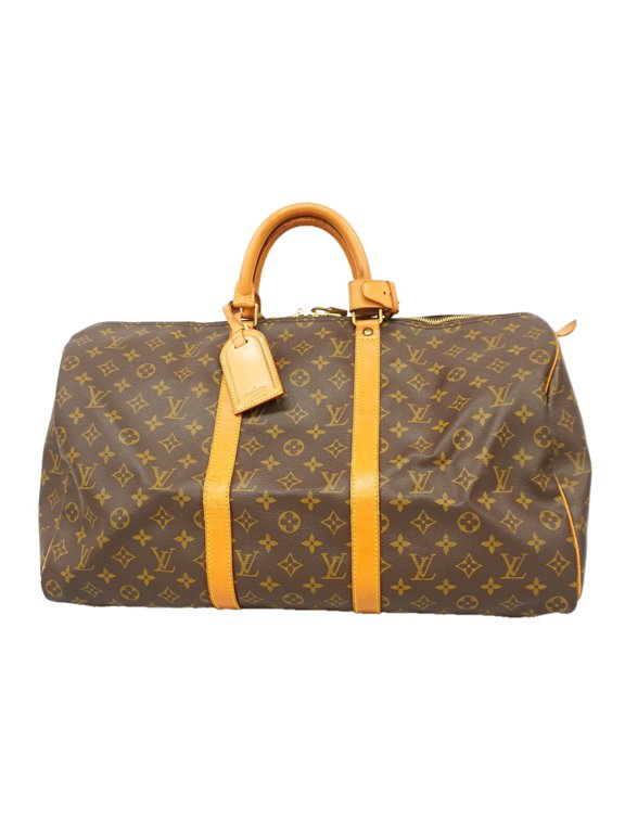 Pre-Owned Louis Vuitton Bags - Boston Monogram Keepall 50 M41426 Brown Men's & Women's