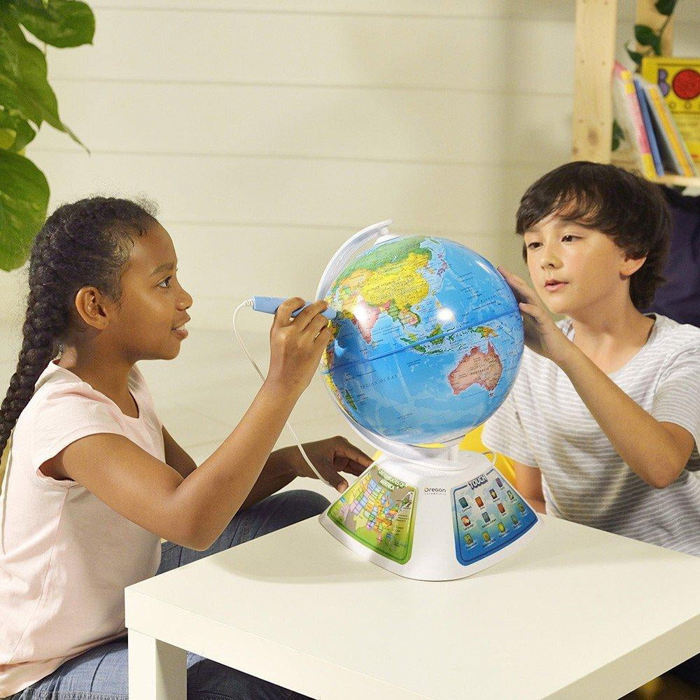 oregon scientific smart globe discovery educational world geography kids