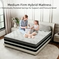 thumbnail image 2 of lemontalking 14 Inch Full Mattress Gel Memory Foam Spring Hybrid Mattress In A Box, 2 of 7