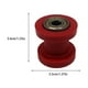 thumbnail image 2 of Kenally Tensor de cadena de motocicleta de 8mm, guía deslizante de rodillo Universal, polea, accesorios de piezas de mantenimiento de Accesorios para motos Rojo, 2 of 6