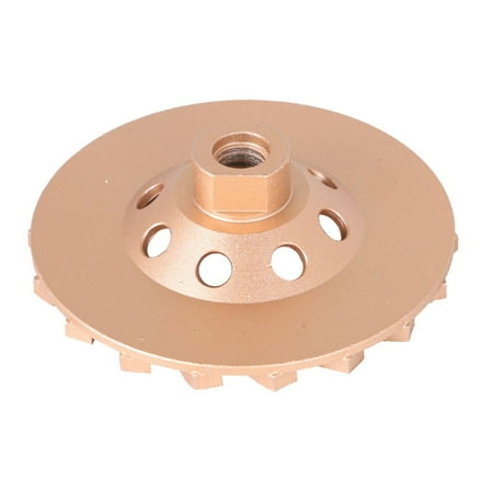 5 inch 18 Row Segments 5/8"-11 Arbor Diamond Cup Grinding Wheels for Concrete Masonry Angle Grinder