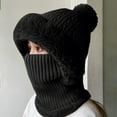 thumbnail image 4 of Winter Knit Scarf and Hat Set with for Cold Weather, 4 of 4