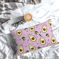 thumbnail image 5 of Honeii Different Avocados Print Pillow Cases,Plush Throw Pillow Covers,Decorative Pillowcase for Sofa, Couch, Living Room-20"x30", 5 of 6