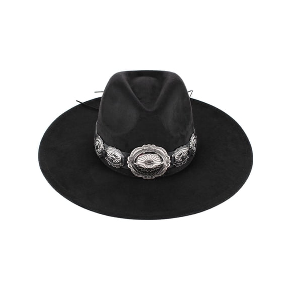 CTM Large Concho Western Fedora (Women)
