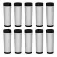 thumbnail image 1 of Slim Color Top Stainless Steel Travel Mug 16 oz. Set of 10, Bulk Pack - Perfect for Coffee, Soda, Other Hot & Cold Beverages - Black, 1 of 5