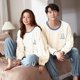 thumbnail image 3 of Ropa de dormir de lana Coral para hombre y mujer, traje cálido de invierno para casa, moda coreana, ropa de dormir cálida para parejas, 3 of 5