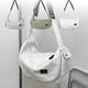 thumbnail image 1 of Bolsa deportiva de gran capacidad – Bolsa Oxford ligera para mujeres y hombres, bolsa de viaje de yoga para natación con varios bolsillos, correa ajustable, blanco/verde/gris, 40x25x20cm, 1 of 6