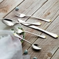 thumbnail image 6 of HOMEHUT 60-Pieces Flatware Set - Gold Cutlery Set Service for 12 People, 18/10 Premium Stainless Steel Silverware Cutlery, 24 Karat Gold-plated, 002G, 6 of 9