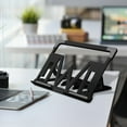 thumbnail image 2 of Support pour Ordinateur Portable 17 Pouces, Support de Bureau Portable Pliant et Réglable pour Radiation Thermique et Levage Ergonomique, 2 of 7