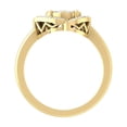 thumbnail image 3 of Araiya Fine Jewelry 10K Yellow Gold Round-shape Diamond Cluster Ring (1/2 Cttw, I-J Color, I2-I3 Clarity) Size 5.5, 3 of 6