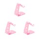 thumbnail image 3 of Cateissary Soporte de teléfono plegable con ajuste multiángulo, soporte de plástico plegable General para teléfono móvil de escritorio, rosado 3Conjunto, 3 of 6
