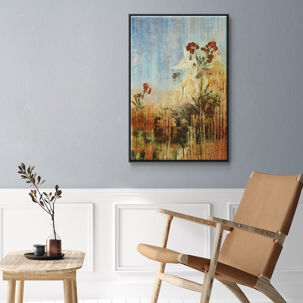 Dedicated to Spring Framed Premium Gallery Wrapped Canvas - Ready to Hang - 17 x 25 - Black Floating Frame