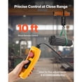 thumbnail image 4 of KFFKFF 2200 lbs Electric Chain Hoist, 10 ft Lift Height, 120V Single Phase Overhead Crane with 10 ft Wired Remote, G100 Chain Electric Lift for Factories, Warehouses, and Garages, 4 of 9