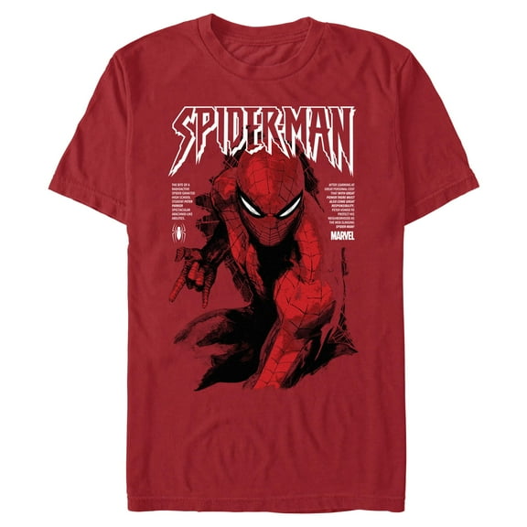 Mens Marvel: Spider-Man Classic Painting T Shirt