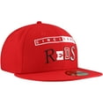 thumbnail image 3 of Men's New Era Red Cincinnati Reds Ransom 59FIFTY Fitted Hat, 3 of 6