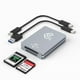 thumbnail image 1 of Lector de tarjetas CFexpress tipo B/SD de doble ranura USB C de 10 Gbps, 1 of 8