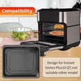 thumbnail image 3 of czcpp-Air Poêle à Griller pour Friteuse Instant Vortex Plus10 Quart, 10.1 * 9 Pieds' Grade Alimentaire Grille de Remplacement Antiadhésive pour Innsky CROWNFUL Four à Friteuse 10.6Qt, Lavable au Lave-Vaisselle, 3 of 4