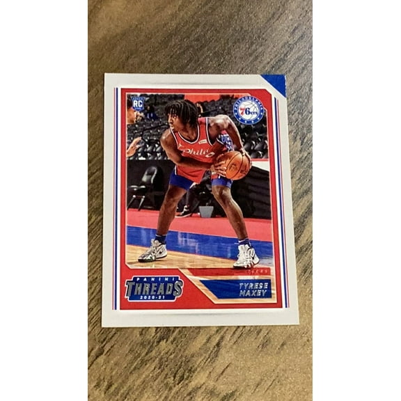 Tyrese Maxey Philadelphia 76ers NBA 2020-21 Panini Chronicles 76 RC