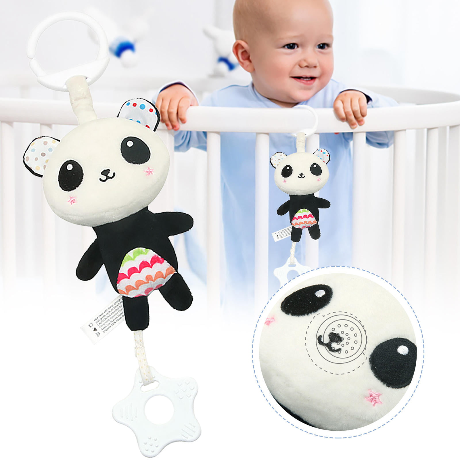 helper zelfmoord Plak opnieuw 3pcs* Learning Toys For 3 Year Olds Educational Rattles Plush Stroller  Months Mobiles Cartoon Baby Toys Bell Animal Baby Baby Toys 0 12 Speelgoed  Hanging Baby Bed Bell & Rattle - Walmart.com