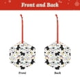 thumbnail image 2 of Hirioo Funny Puppy for Acrylic Christmas Pendant Hanging Christmas Tree Ornaments, Car, Home, Office Gift Decor-Hexagon, 2 of 7