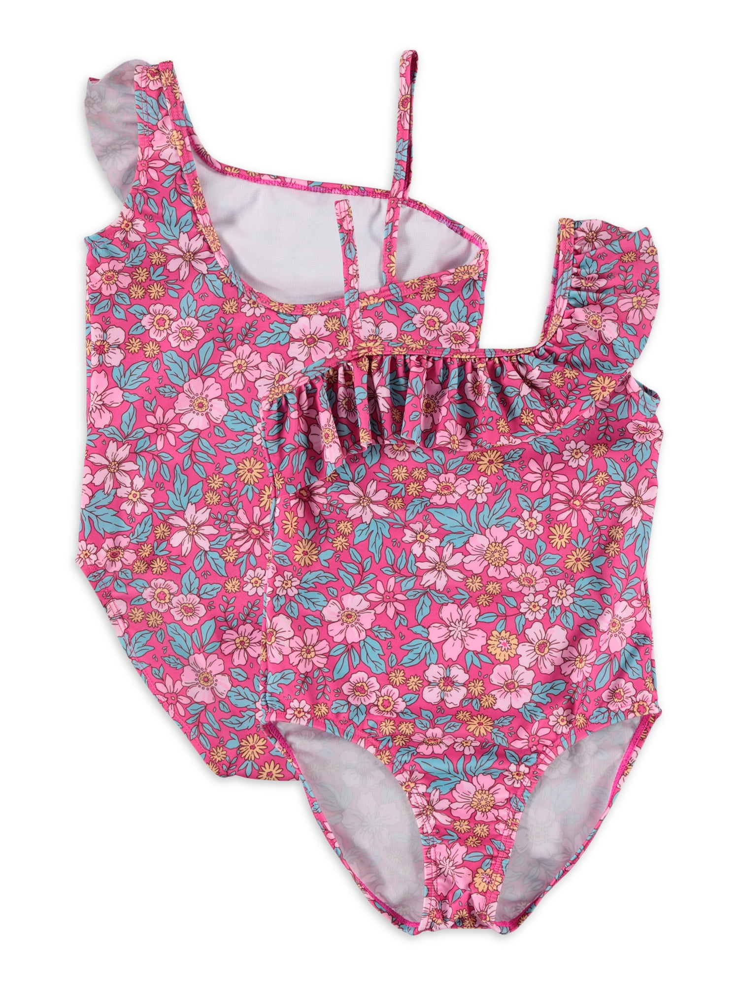 Sol Swim Girls Ruffle One Piece Swimsuit Sizes 4 16 Walmart Com Sol Swim Girls Ruffle One Piece Swimsuit Sizes 4 16 Walmart Com