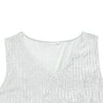 thumbnail image 7 of Bovemsi Camisole Tops for Women 2025 Spring Summer Border V Neck Loose Sequin Wear Inner Layering Women's Basic Tanks, 7 of 7