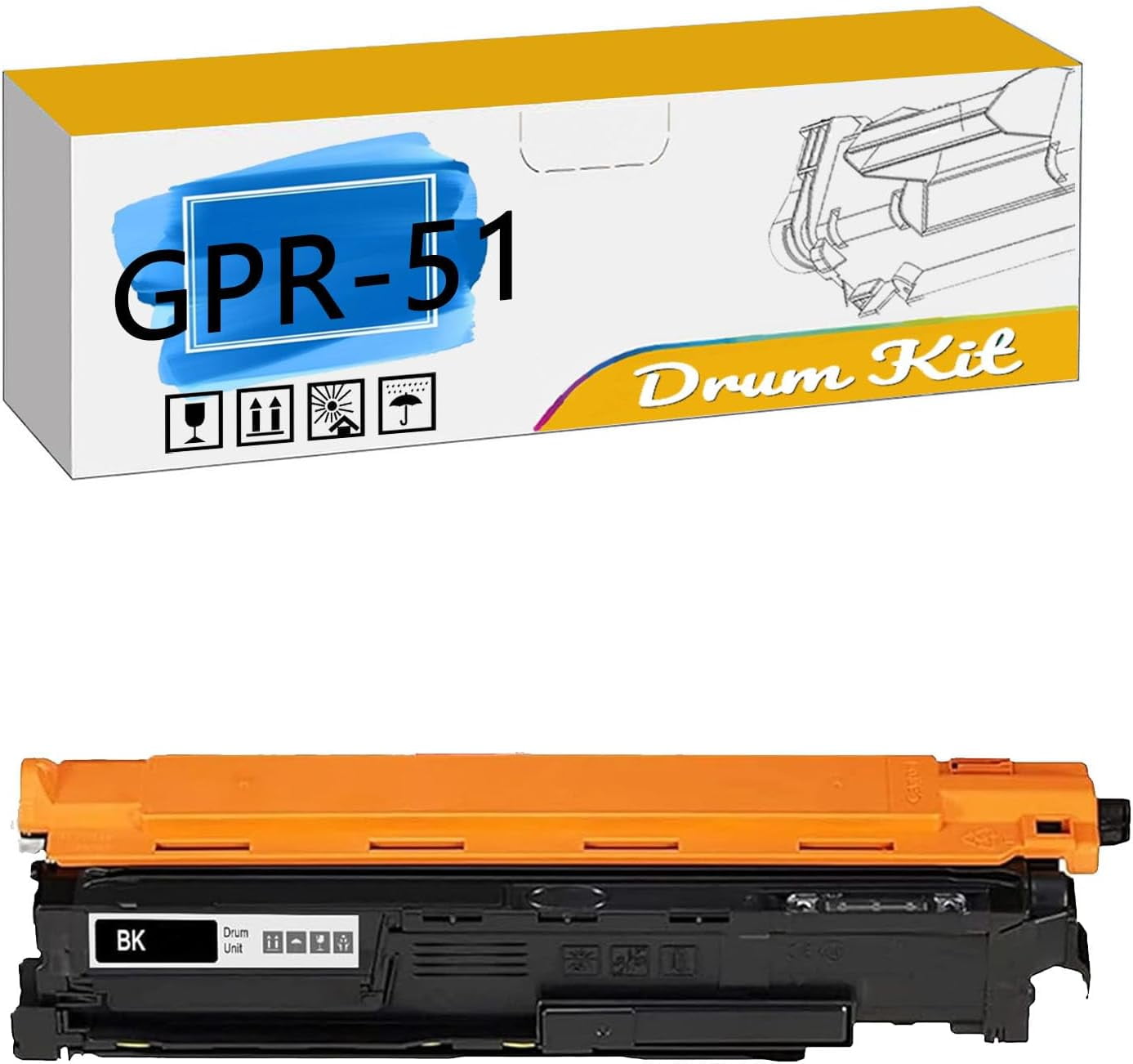 Sharp MX-6071 Drum Unit - Cyan, Magenta, Yellow, Black - Walmart.com