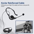 thumbnail image 3 of Auriculares Walkie Talkie Retevis EHK014 para Retevis RT22 RT21, 3 of 9