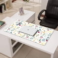thumbnail image 3 of Long Mouse Pads for Desk,Pioneer Flower Floral Print Pattern Desk Mats on Top Of Desks, Desk Mouse Pad Extra Large with 3mm Non-Slip Base and Stitched Edge for Gaming,Office,Work,Home 31.5"x15.7", 3 of 6