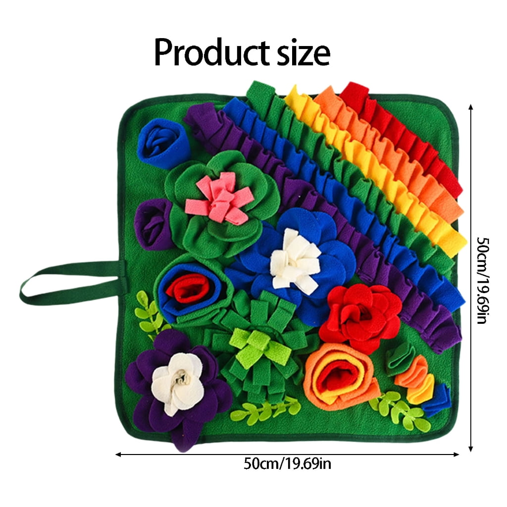 Miiottaa Dog Snuffle Toy Enrichment Treat Dispensing Toy Chew Resistant Soft Chew Toy For Dog Encouraging Foraging Skill