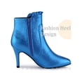 thumbnail image 3 of BLISSFUL STEP Pointed Toe Ruffle Stiletto Heel Ankle Boots for Women, 3 of 5