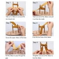 thumbnail image 4 of Jlong Bow Maker for Ribbon, Holiday Wreaths,Wooden Wreath Bow Maker Tool for Christmas Creating Gift Bows, Party Decorations, Hair Bows, Corsages, Holiday Wreaths, Various Crafts, 4 of 5