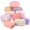 Pink and Purple, variant on 10 Pcs Preppy Makeup Bag Bulk Cosmetic Bag Bridesmaid Gift Wedding Day Bachelorette Party Favor Toiletry Pouch PU Leather Skincare Pouch for Women (Pink and )