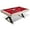 Red, variant on Pinypikaka 84"x 46.5"x 32.7" Billiard Pool Table, Portable Foldable Pool Table, Travel Pool Table with 2 Cue Sticks, Billiard Balls, Cues, Cleaning Brush for Home Game Room, 7ft