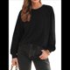 thumbnail image 1 of Camisas de Larga para Mujer, Blusas de Encaje, Ropa Informal de Negocios, Moda de Otoño, Blusas Tejidas Y2k Negro L, 1 of 8