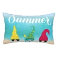thumbnail image 1 of Balery Hello Summer Gnome 1 Funda de Cojín Estampada, Regalos para Mujeres, Regalos de Amor para Ella, Regalos para Novia o Esposa, Funda de Almohada-20"x30", 1 of 6
