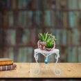 thumbnail image 3 of KAKOWELY Metal Plant Stand Outdoor Gazing Globe Fixing Holder Crystal Ball Display Base Gazing Ball Displaying Stand Metal Flower Pot Stand Metal Plant Holder Reflective Ball Decorative Ball Holder, 3 of 4