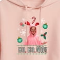 thumbnail image 3 of A Christmas Story - Ho Ho No Pink Bunny Suit Cropped Graphic Hoodie, 3 of 5