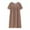 Coffee, variant on Beugl Summer Pajamas Clearance, Summer Cotton Silk Short Sleeve Sleep Dress for Middle Aged Women New Loose Fit Home Wear Elderly Sleepwear Plus Size Dress Women's Lingerie, Sleep & Lounge Navy