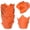 Orange, variant on Miaocao 50 Pcs Tulip Baking Cups Cupcake Muffins Liners Paper Greaseproof Wrappers for Wedding Birthday Party Festivals Christmas, Orange