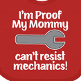 thumbnail image 4 of Inktastic Mechanic Daddy Proof Mommy Cant Resist Boys or Girls Baby Bib, 4 of 4