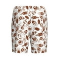 thumbnail image 4 of Yiaed Rugby Style for Men's Soft Sleep Pajama Short Lounging Pajama Shorts-Large, 4 of 8