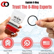 Captain O-Ring Replacement 10262 1-1/2 Hose Connection O-Rings for Intex 1500 2500 2800 GPH Pumps 4 Pack
