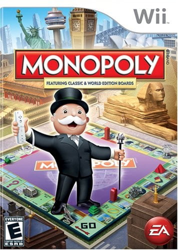 Monopoly Classic &amp; World Edition Boards(Wii)