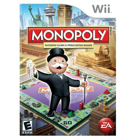 Monopoly Classic & World Edition Boards(Wii) (Best Strategy To Win Monopoly)