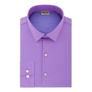 KENNETH COLE Mens Purple Collared Slim Fit Stretch Dress Shirt XL 17- 32/33
