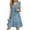 06-Light Blue2257, variant on XIAONU Womens V Neck Sleeveless Ruffle Mini Dress Loose Casual Summer Dress