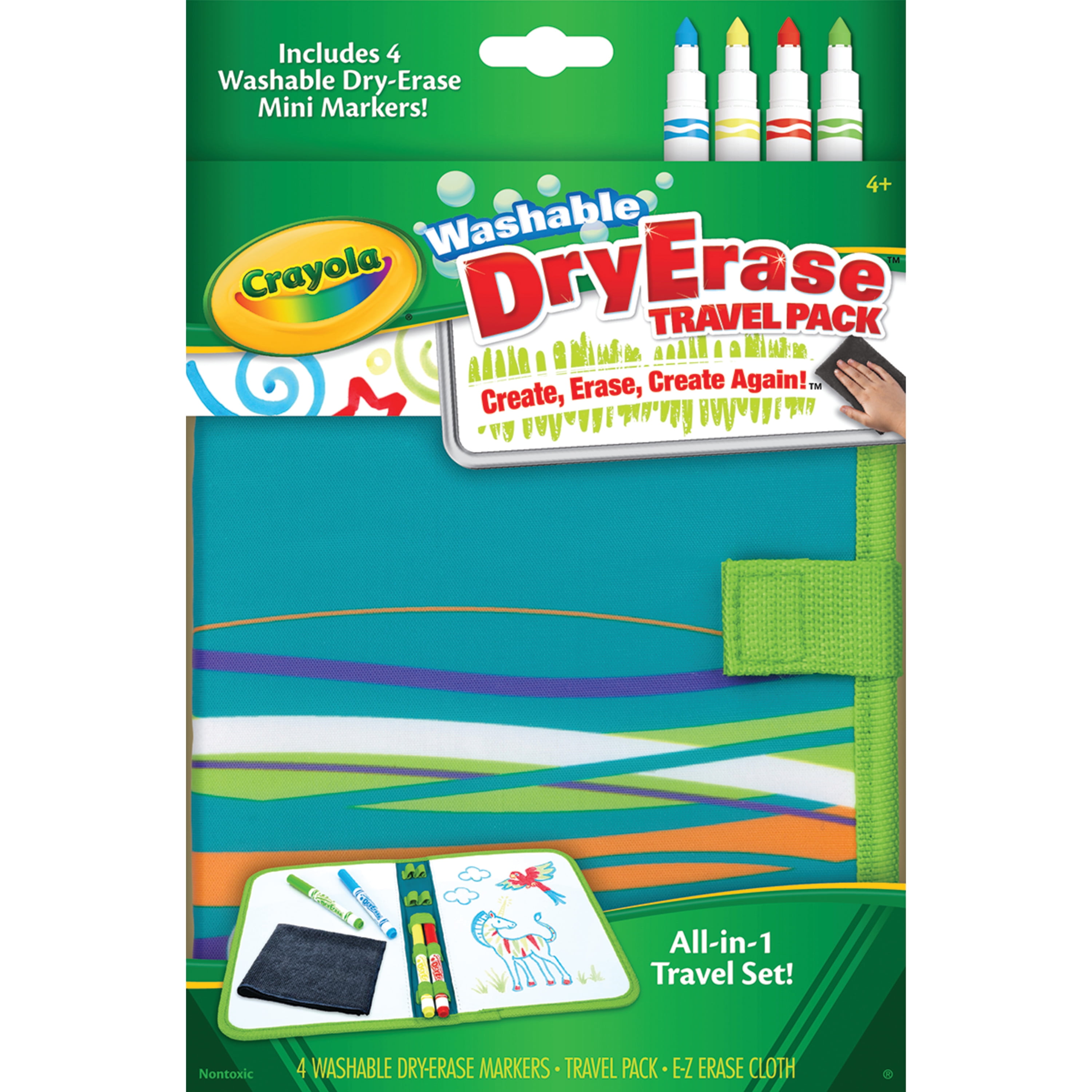 Crayola Dry-Erase Travel Pack Board & Washable Markers