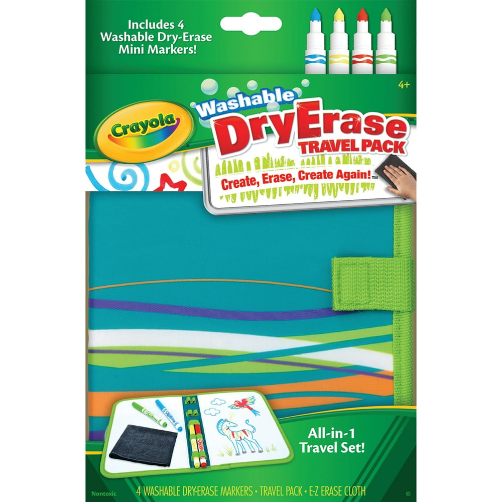Crayola DryErase Travel Pack Board & Washable Markers